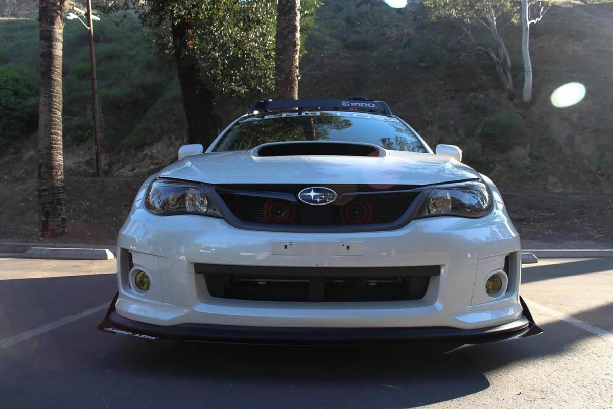 AeroflowDynamics 2008 - 2014 Subaru Wrx/Sti Front Splitter V2 - JDMuscleFront Wind SplitterAFD-08WRX-AL-SPLT-V2-STISTI LIP