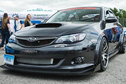 AeroflowDynamics 2008 - 2014 Subaru Wrx/Sti Front Splitter V2 - JDMuscleFront Wind SplitterAFD-08WRX-AL-SPLT-V2-STISTI LIP