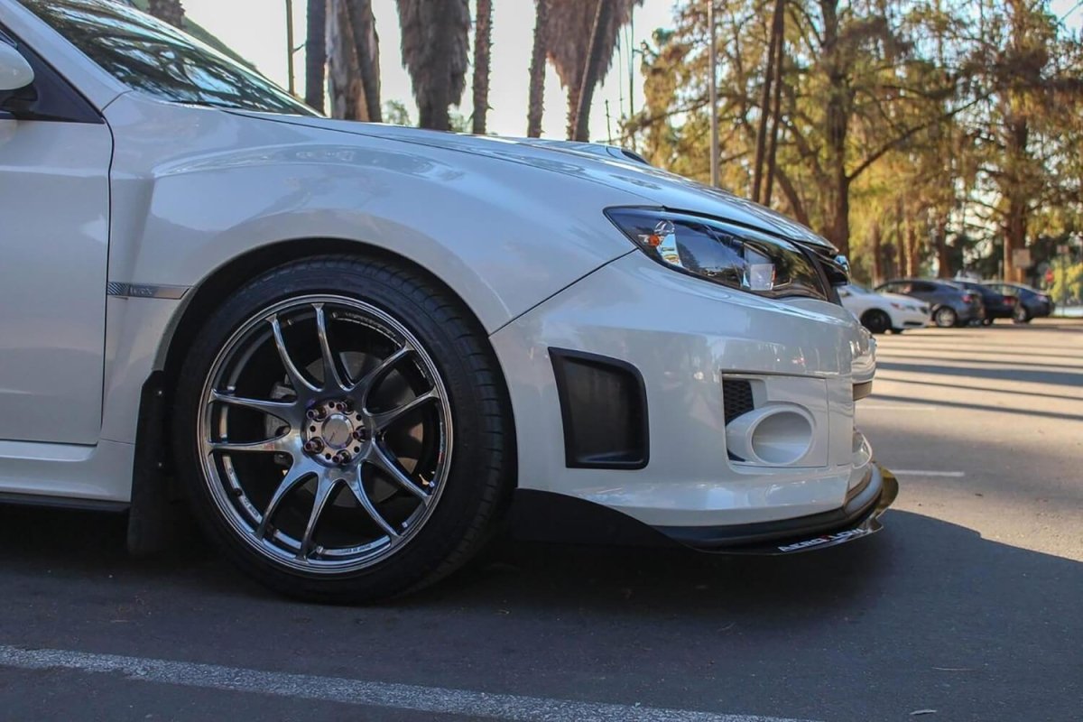 AeroflowDynamics 2008 - 2014 Subaru Wrx/Sti Front Splitter V2 - JDMuscleFront Wind SplitterAFD-08WRX-AL-SPLT-V2-STISTI LIP