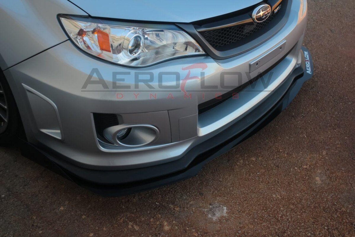 AeroflowDynamics 2008 - 2014 Subaru Wrx/Sti Front Splitter V2 - JDMuscleFront Wind SplitterAFD-08WRX-AL-SPLT-V2-STISTI LIP