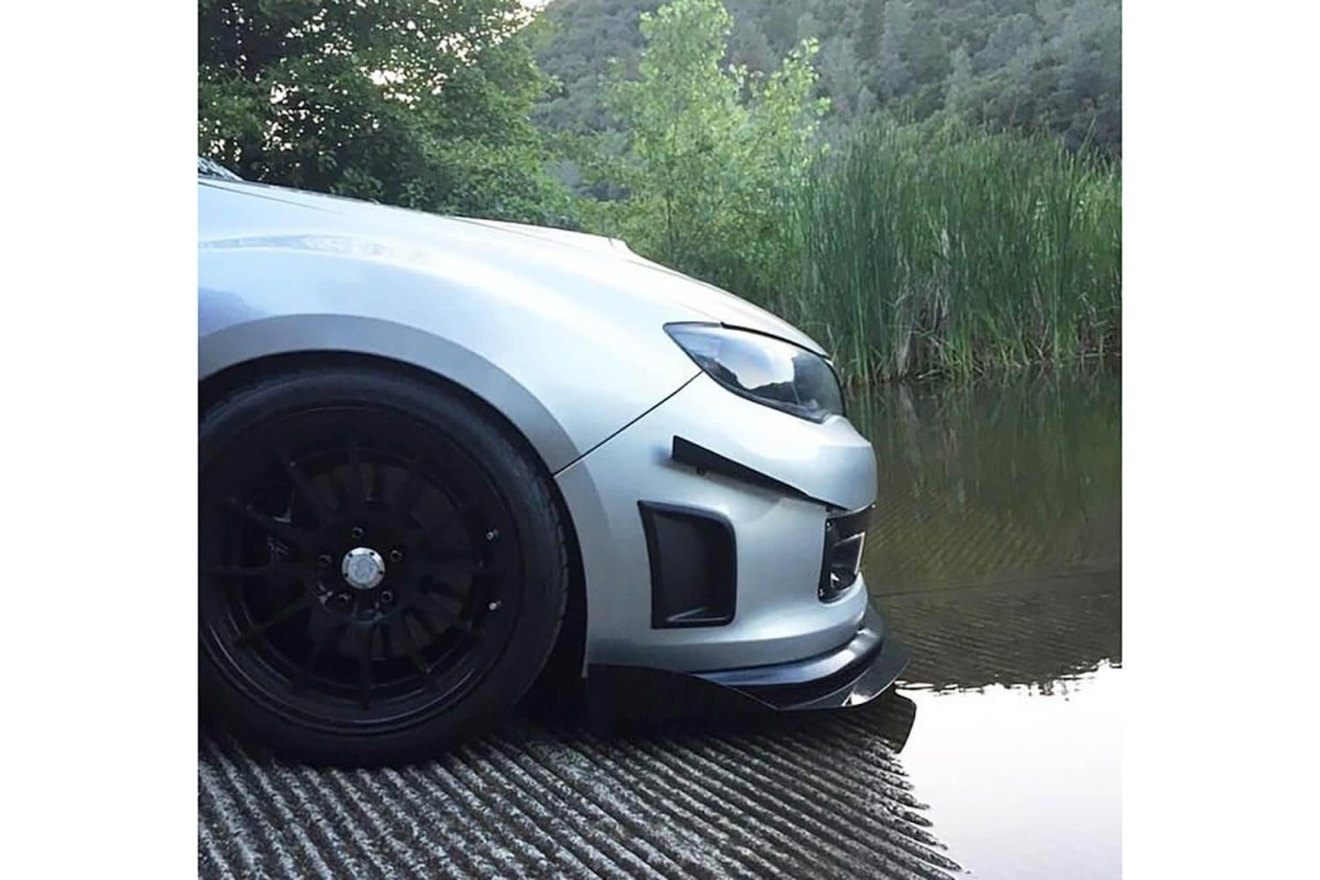 AeroflowDynamics 2008 - 2014 Subaru Wrx/Sti Front Splitter V2 - JDMuscleFront Wind SplitterAFD-08WRX-AL-SPLT-V2-STISTI LIP