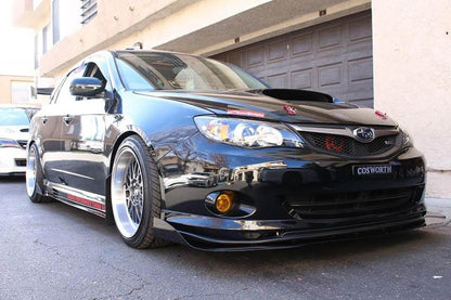 AeroflowDynamics 2008 - 2014 Subaru Wrx/Sti Front Splitter V2 - JDMuscleFront Wind SplitterAFD-08WRX-AL-SPLT-V2-STISTI LIP