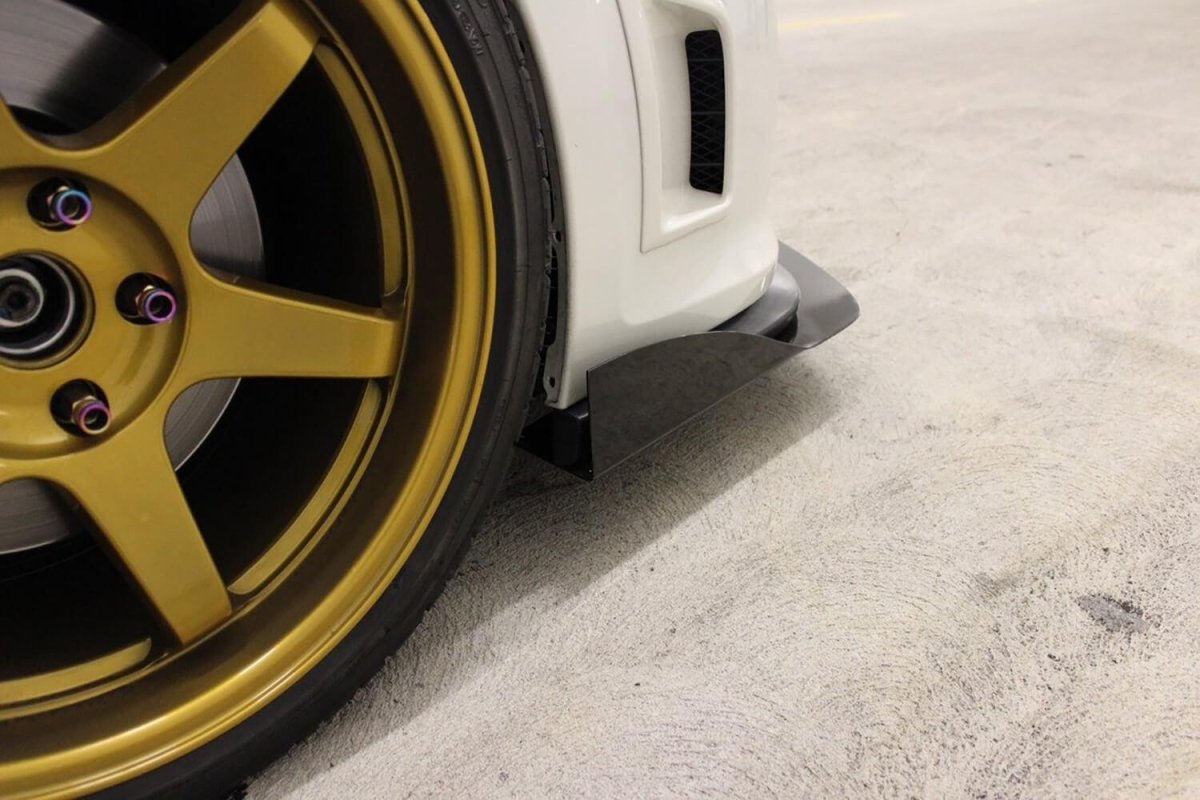 AeroflowDynamics 2008 - 2014 Subaru Wrx/Sti Front Splitter V2 - JDMuscleFront Wind SplitterAFD-08WRX-AL-SPLT-V2-STISTI LIP
