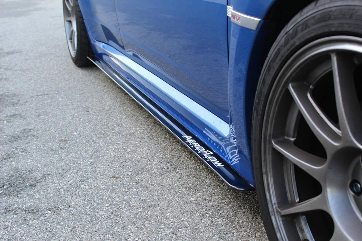 AeroflowDynamics 2008 - 2014 Subaru Wrx/Sti Side Skirt Extension V1 (Hatch and Sedan) - JDMuscleSide SkirtsAFD-08WRX-AL-SS-EXT-V1