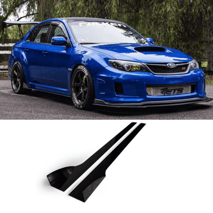 AeroflowDynamics 2008 - 2014 Subaru Wrx/Sti Side Skirt Extensions V2 - JDMuscleSide SkirtsAFD-08WRX-AL-SS-EXT-V2