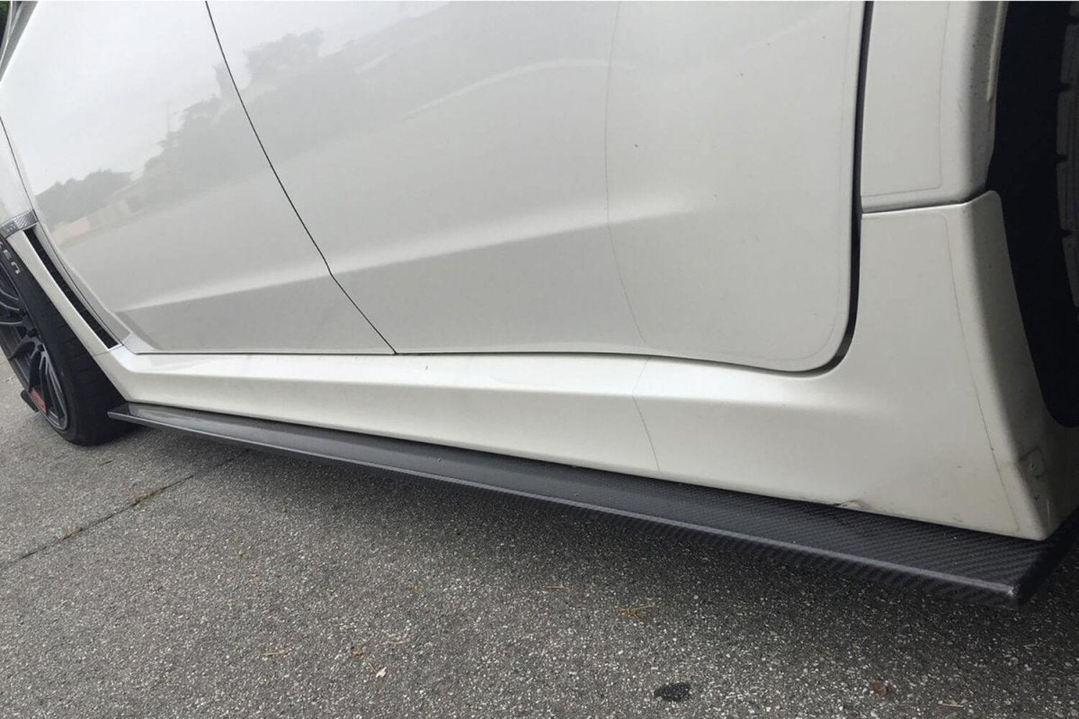 AeroflowDynamics 2008 - 2014 WRX/STI Side Skirt Extension (Carbon Fiber) - JDMuscleSide Skirtsafdsku-5617053699