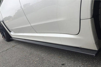 AeroflowDynamics 2008 - 2014 WRX/STI Side Skirt Extension (Carbon Fiber) - JDMuscleSide Skirtsafdsku-5617053699