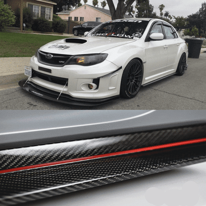 AeroflowDynamics 2008 - 2014 WRX/STI Side Skirt Extension (Carbon Fiber) - JDMuscleSide Skirtsafdsku-5617053699