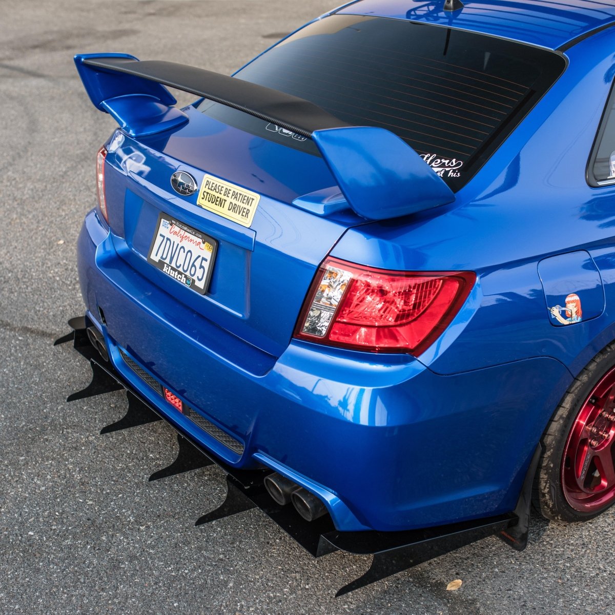 AeroflowDynamics 2011 - 2014 Subaru Wrx/Sti Rear Diffuser (Sedan V5) - JDMuscleDiffusers and Vortex Generatorssku-31805755523145