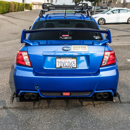 AeroflowDynamics 2011 - 2014 Subaru Wrx/Sti Rear Diffuser (Sedan V5) - JDMuscleDiffusers and Vortex Generatorssku-31805755523145