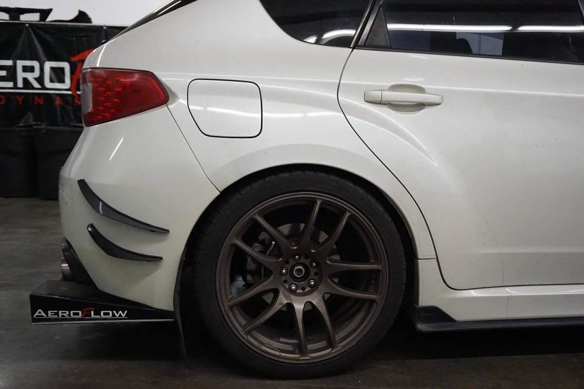 AeroflowDynamics 2011 - 2014 Wrx/Sti Rear Bumper Canards V1 (Hatchback Only) - JDMuscleCanardssku-1823197364248