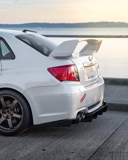 AeroflowDynamics 2011 - 2014 WRX/STI Rear Diffuser (Sedan Only V2) - JDMuscleDiffusers and Vortex Generatorssku-3366351699992Matte black