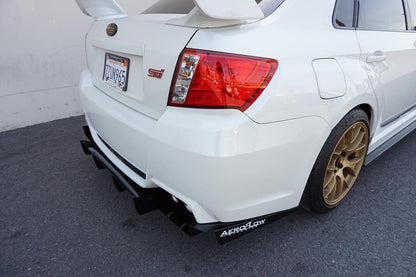 AeroflowDynamics 2011 - 2014 WRX/STI Rear Diffuser (Sedan Only V2) - JDMuscleDiffusers and Vortex Generatorssku-3366351699992Matte black