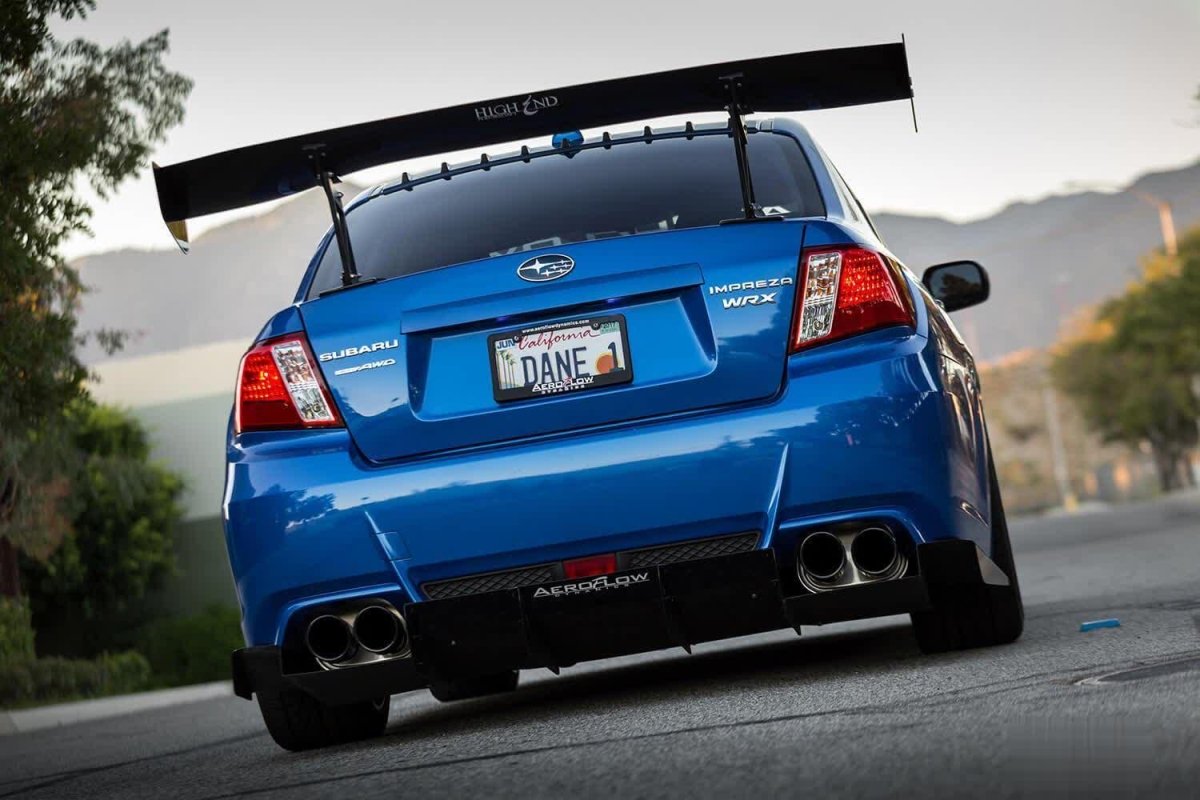 AeroflowDynamics 2011 - 2014 WRX/STI Rear Diffuser (Sedan V1) - JDMuscleDiffusers and Vortex Generatorssku-25144931331