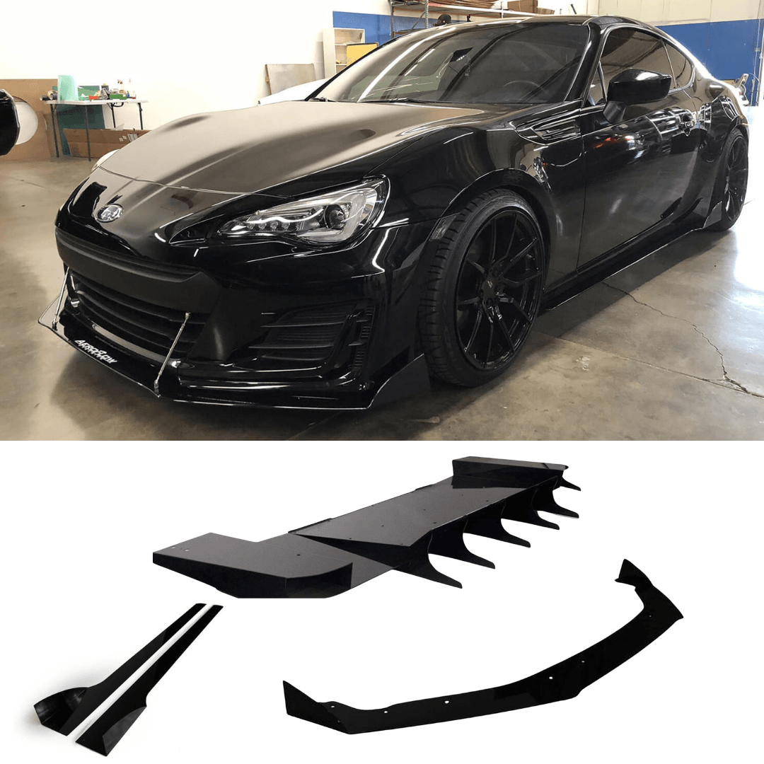 AeroflowDynamics 2013 - 2019 Subaru BRZ Aero Kit - JDMuscleAero Kitsafdsku-43185507533016V1V1V1