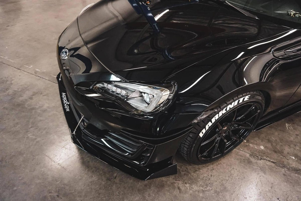 AeroflowDynamics 2013 - 2019 Subaru Brz Front Splitter V2 - JDMuscleFront Wind Splittersku-15917573251