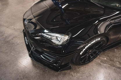 AeroflowDynamics 2013 - 2019 Subaru Brz Front Splitter V2 - JDMuscleFront Wind Splittersku-15917573251