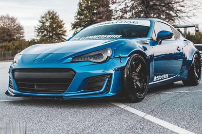 AeroflowDynamics 2013 - 2019 Subaru Brz Front Splitter V2 - JDMuscleFront Wind Splittersku-15917573251