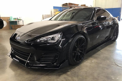 AeroflowDynamics 2013 - 2019 Subaru Brz Front Splitter V2 - JDMuscleFront Wind Splittersku-15917573251