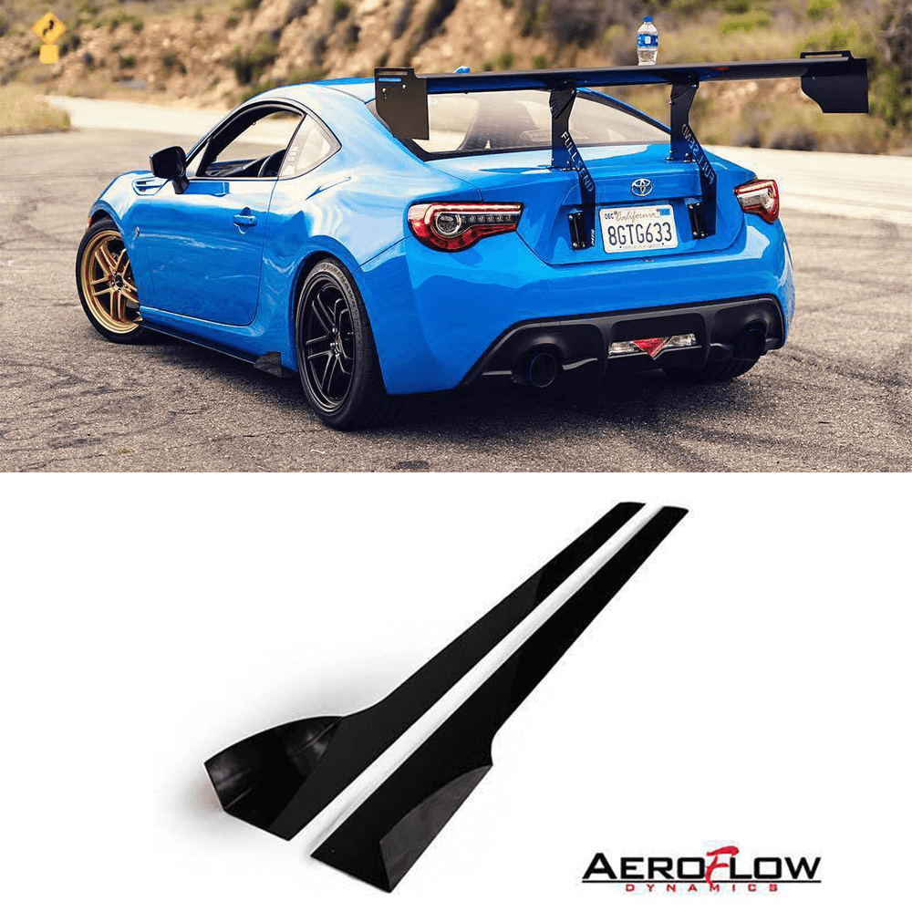 AeroflowDynamics 2013 - 2019 Subaru Brz/ Scion Frs Side Skirt Extension V2 - JDMuscleSide Skirtssku-7898057475