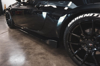 AeroflowDynamics 2013 - 2019 Subaru Brz/ Scion Frs Side Skirt Extension V2 - JDMuscleSide Skirtssku-7898057475