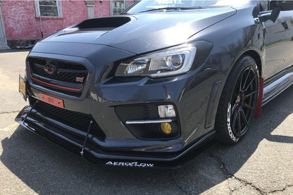 AeroflowDynamics 2015 - 2021 Subaru Wrx/Sti Front Splitter V1 - JDMuscleFront Wind SplitterAFD-VA-AL-SPLT-V1-STISTI LIPNo liner