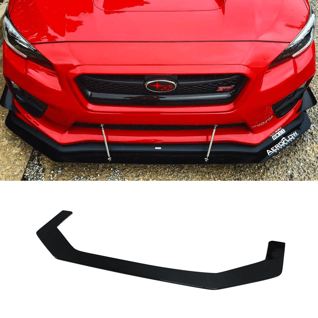 AeroflowDynamics 2015 - 2021 Subaru Wrx/Sti Front Splitter V1 - JDMuscleFront Wind SplitterAFD-VA-AL-SPLT-V1-STISTI LIPNo liner