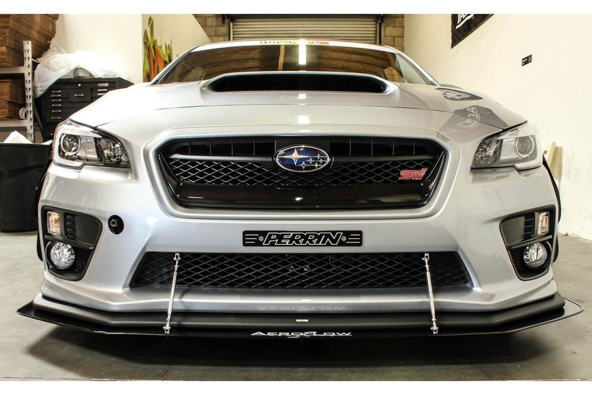 AeroflowDynamics 2015 - 2021 Subaru Wrx/Sti Front Splitter V1 - JDMuscleFront Wind SplitterAFD-VA-AL-SPLT-V1-STISTI LIPNo liner