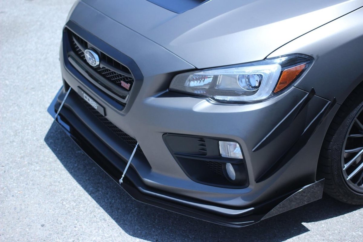 AeroflowDynamics 2015 - 2021 Subaru Wrx/Sti Front Splitter V2 - JDMuscleFront Wind Splittersku-42892616564952NO LIPNo Liner