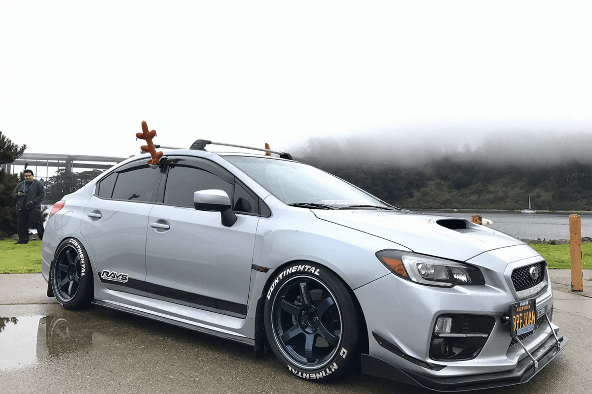 AeroflowDynamics 2015 - 2021 Subaru Wrx/Sti Front Splitter V2 - JDMuscleFront Wind Splittersku-42892616564952NO LIPNo Liner