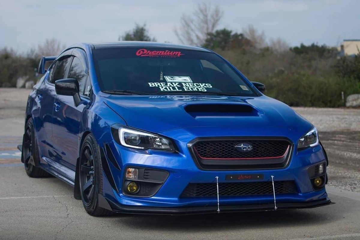 AeroflowDynamics 2015 - 2021 Subaru Wrx/Sti Front Splitter V2 - JDMuscleFront Wind Splittersku-42892616564952NO LIPNo Liner