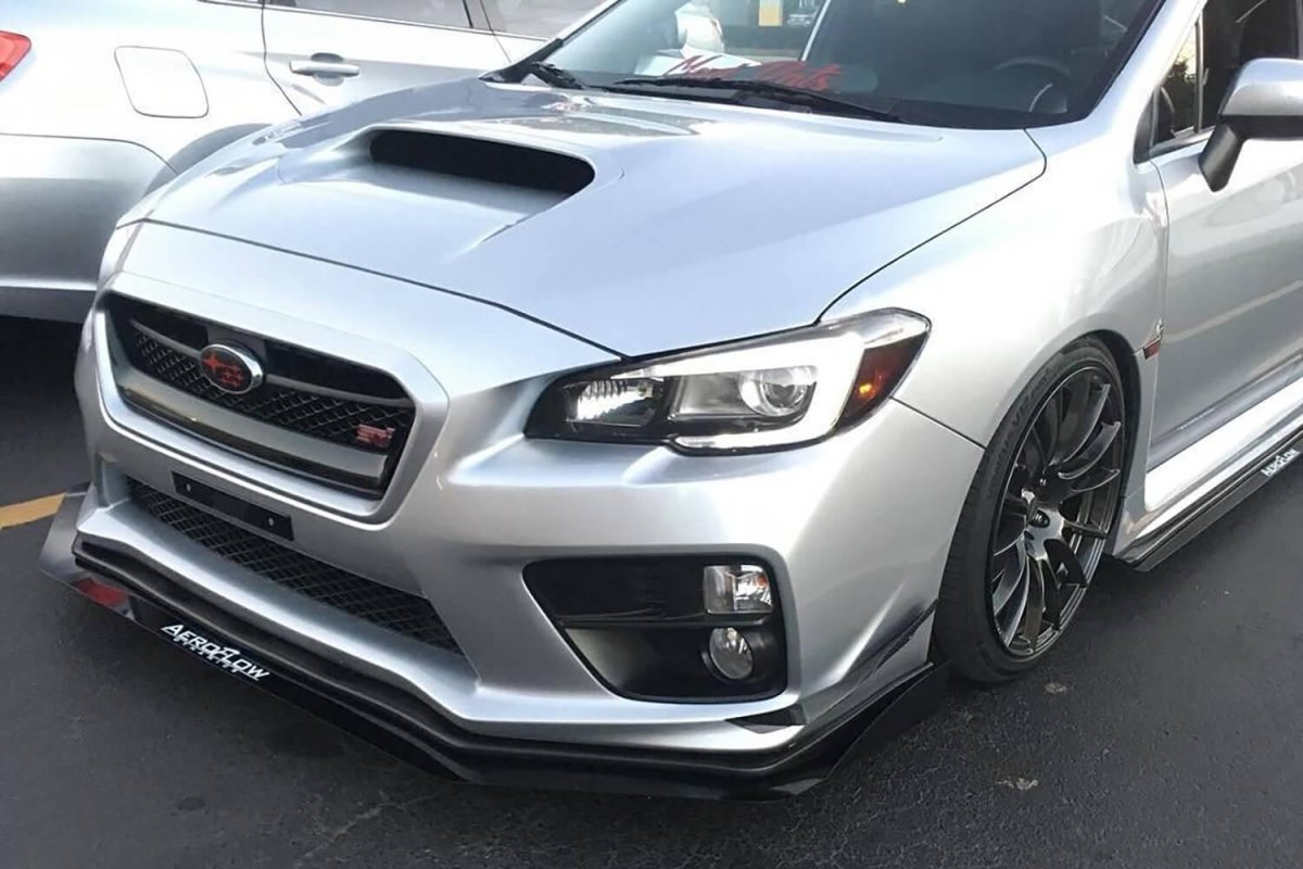 AeroflowDynamics 2015 - 2021 Subaru Wrx/Sti Front Splitter V2 - JDMuscleFront Wind Splittersku-42892616564952NO LIPNo Liner