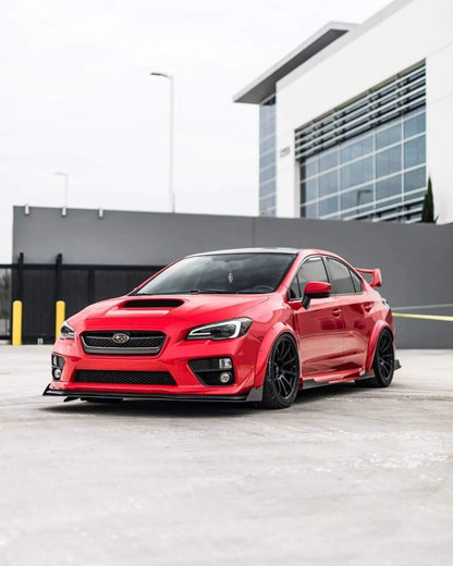 AeroflowDynamics 2015 - 2021 Subaru Wrx/Sti Front Splitter V3 - JDMuscleFront Wind Splittersku-31328435854STI LIPNo Liner