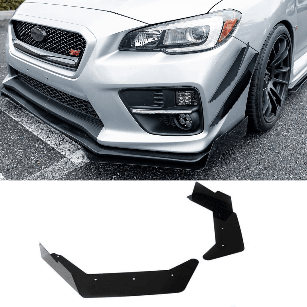 AeroflowDynamics 2015 - 2021 Subaru Wrx/Sti Front Winglets V5 - JDMuscleFront Wind Splittersku-19674919141449STI LIP