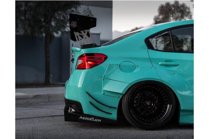 AeroflowDynamics 2015 - 2021 Subaru Wrx/Sti Rear Bumper Canards V1 - JDMuscleCanardssku-35752430798