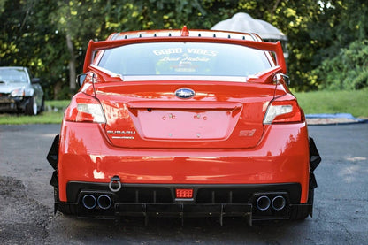 AeroflowDynamics 2015 - 2021 Subaru Wrx/Sti Rear Bumper Canards V1 - JDMuscleCanardssku-35752430798