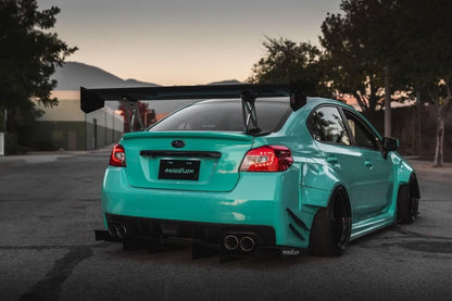 AeroflowDynamics 2015 - 2021 Subaru Wrx/Sti Rear Diffuser V2 - JDMuscleRear DiffusersAFD-VA-AL-DIFF-V2-GBKGloss jet black