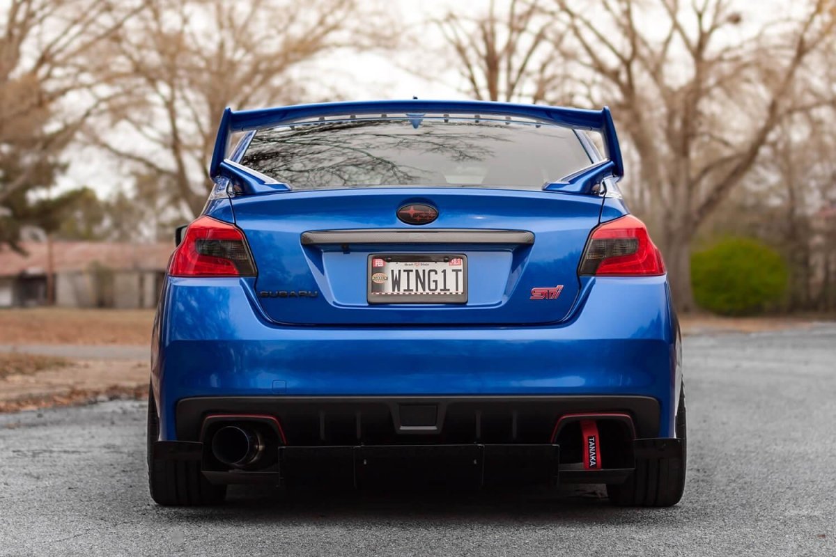AeroflowDynamics 2015 - 2021 Subaru Wrx/Sti Rear Diffuser V2 - JDMuscleRear DiffusersAFD-VA-AL-DIFF-V2-GBKGloss jet black