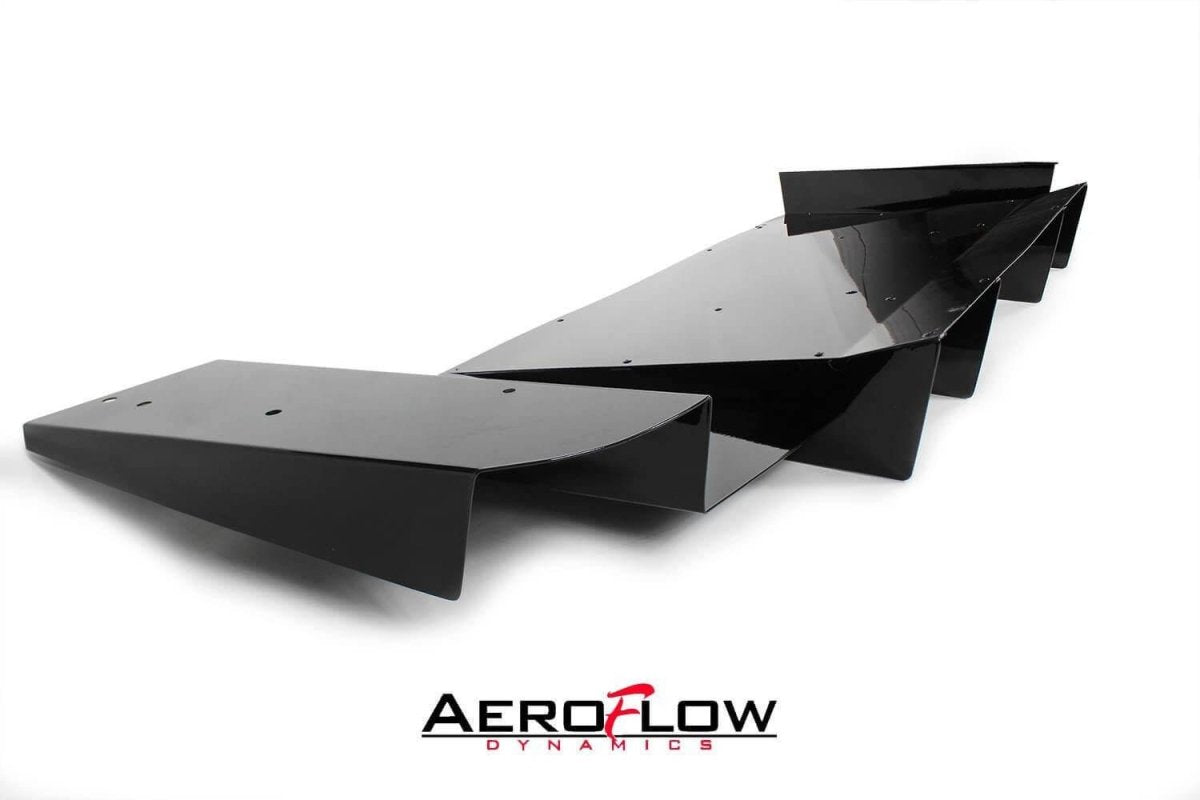 AeroflowDynamics 2015 - 2021 Subaru Wrx/Sti Rear Diffuser V2 - JDMuscleRear DiffusersAFD-VA-AL-DIFF-V2-GBKGloss jet black