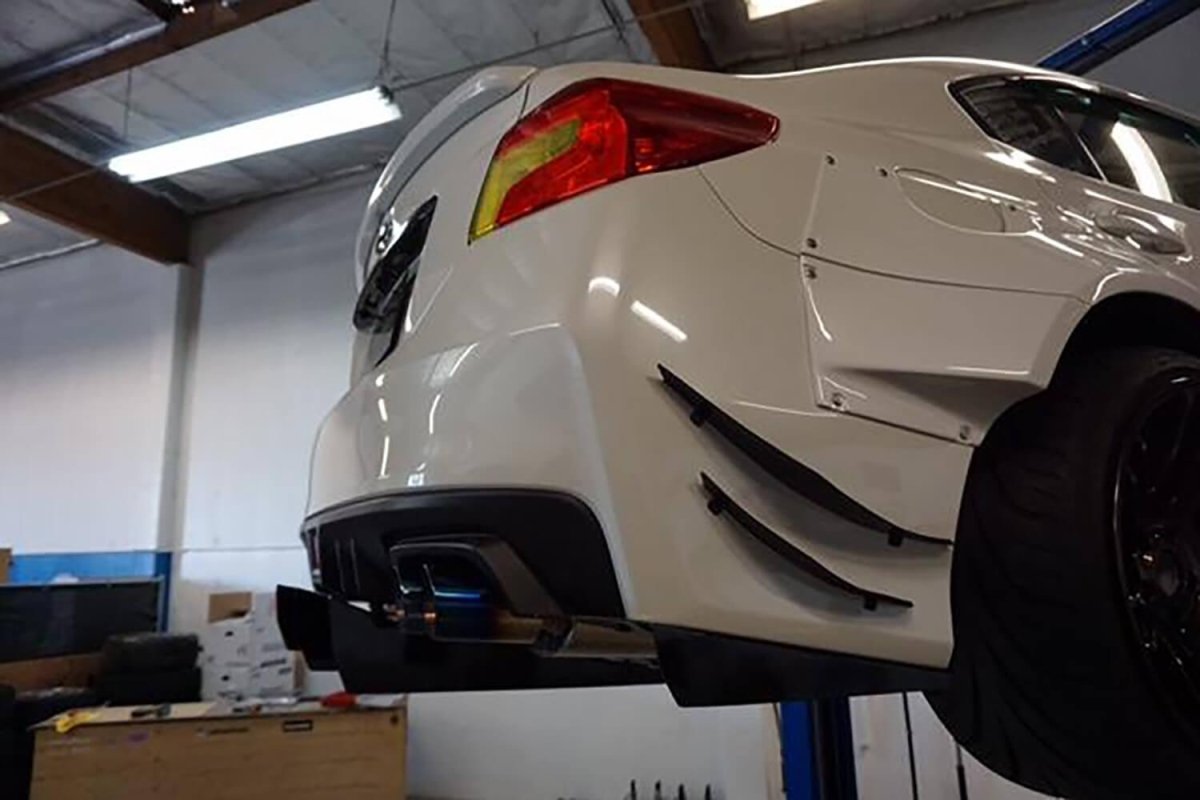 AeroflowDynamics 2015 - 2021 Subaru Wrx/Sti Rear Diffuser V3 - JDMuscleDiffusers and Vortex GeneratorsAFD-VA-AL-DIFF-V3-MIDV3 Middle Section