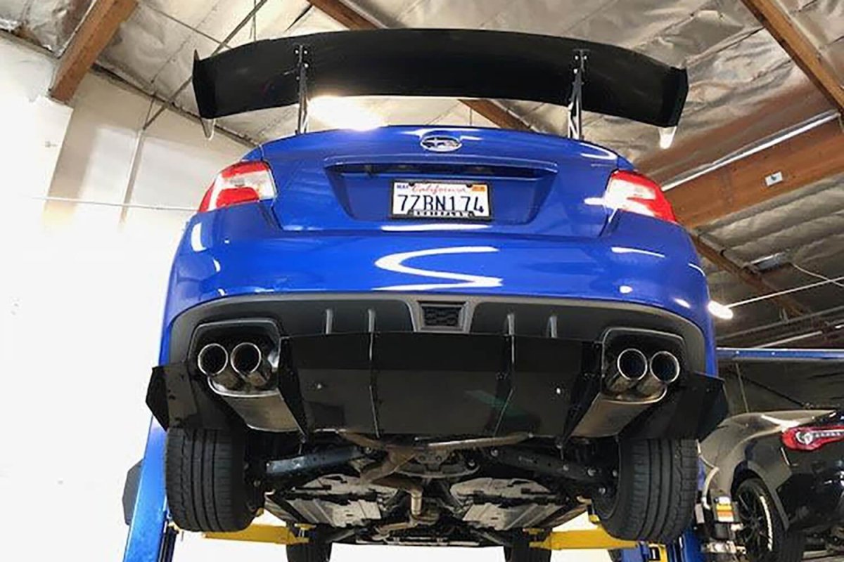 AeroflowDynamics 2015 - 2021 Subaru Wrx/Sti Rear Diffuser V3 - JDMuscleDiffusers and Vortex GeneratorsAFD-VA-AL-DIFF-V3-MIDV3 Middle Section