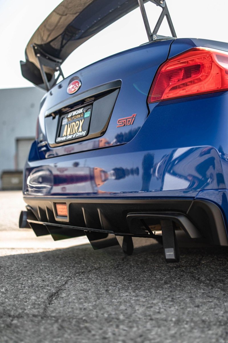 AeroflowDynamics 2015 - 2021 Subaru Wrx/Sti Rear Diffuser V6 - JDMuscleDiffusers and Vortex Generatorssku-45123215950040Gloss Black