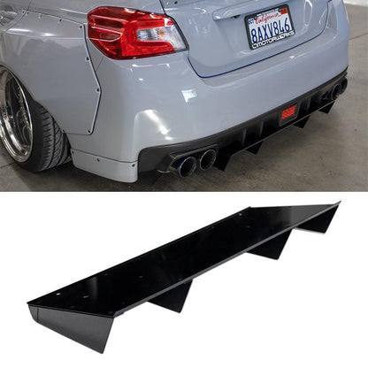 AeroflowDynamics 2015 - 2021 Subaru Wrx/Sti Rear Diffuser V6 - JDMuscleDiffusers and Vortex Generatorssku-45123215950040Gloss Black