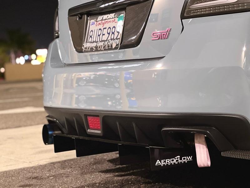 AeroflowDynamics 2015 - 2021 Subaru Wrx/Sti Rear Diffuser V7 - JDMuscleDiffusers and Vortex Generatorssku-40671649104068