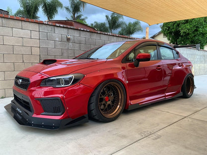 AeroflowDynamics 2015 - 2021 Subaru Wrx/Sti Side Skirt Extension V5 - JDMuscleSide Skirtssku-42892600410328No liner