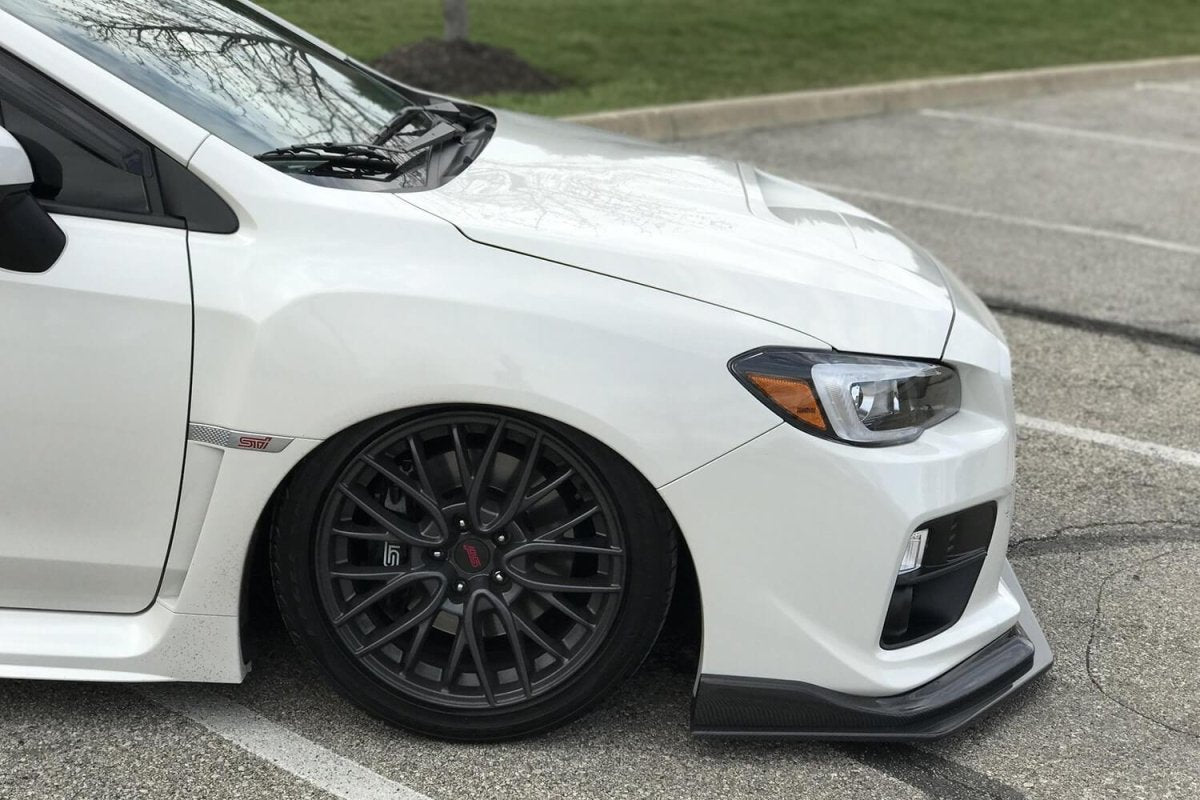 AeroflowDynamics 2015 - 2021 Subaru Wrx/Sti Splitter (Carbon Fiber) - JDMuscleFront Wind Splitter15CFS1STI LIP