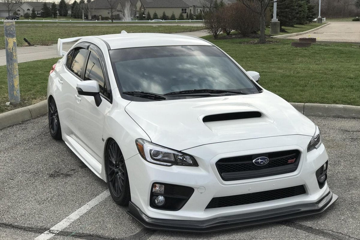 AeroflowDynamics 2015 - 2021 Subaru Wrx/Sti Splitter (Carbon Fiber) - JDMuscleFront Wind Splitter15CFS1STI LIP