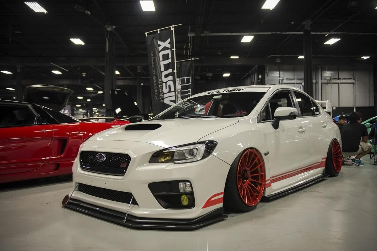 AeroflowDynamics 2015 - 2021 Subaru Wrx/Sti Splitter (Carbon Fiber) - JDMuscleFront Wind Splitter15CFS1STI LIP