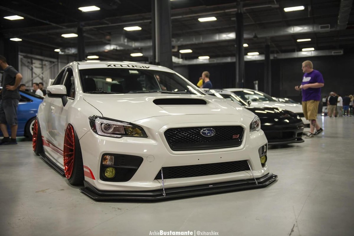AeroflowDynamics 2015 - 2021 Subaru Wrx/Sti Splitter (Carbon Fiber) - JDMuscleFront Wind Splitter15CFS1STI LIP