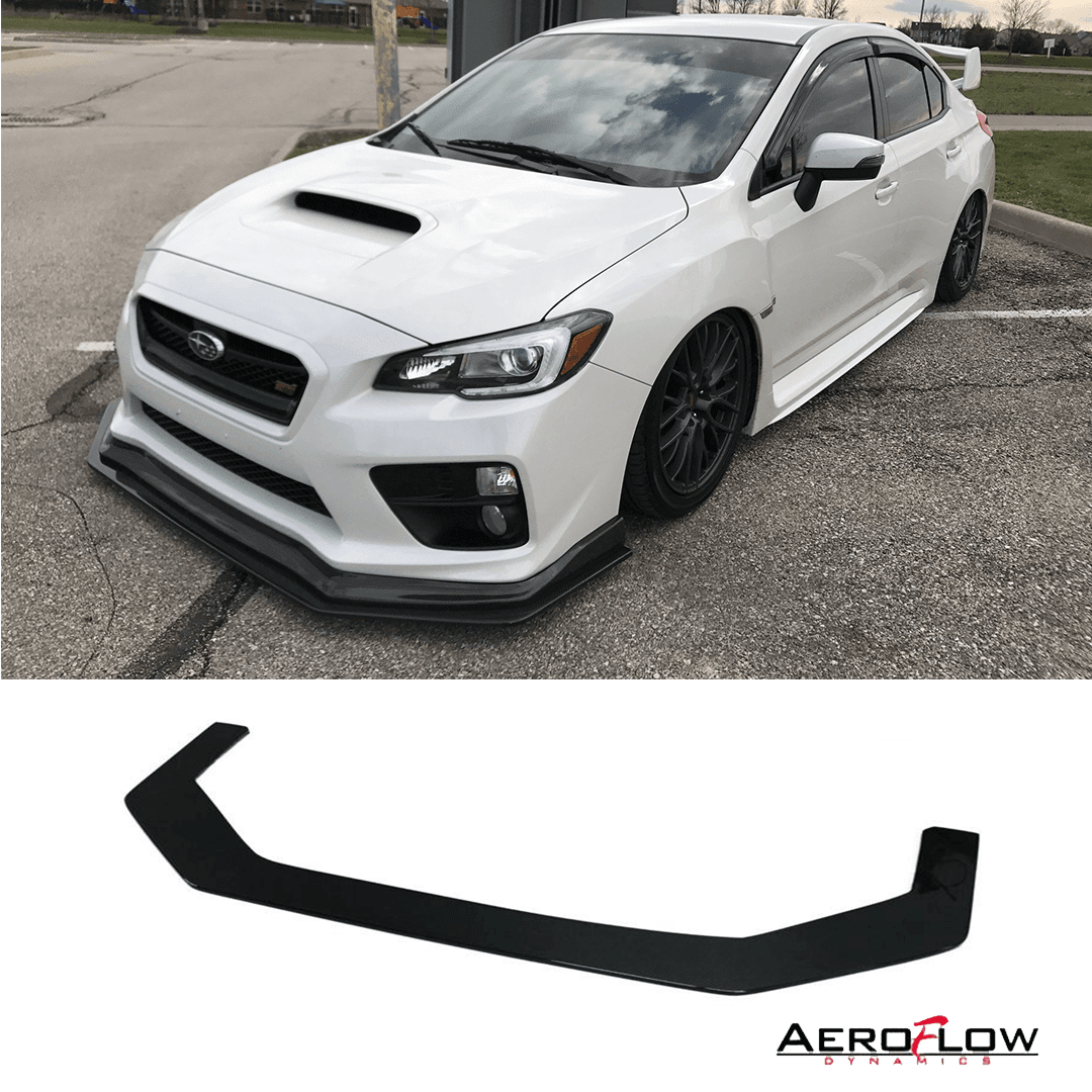 AeroflowDynamics 2015 - 2021 Subaru Wrx/Sti Splitter (Carbon Fiber) - JDMuscleFront Wind Splitter15CFS1STI LIP